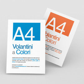 Volantini a Colori A4 (min. 100 copie)